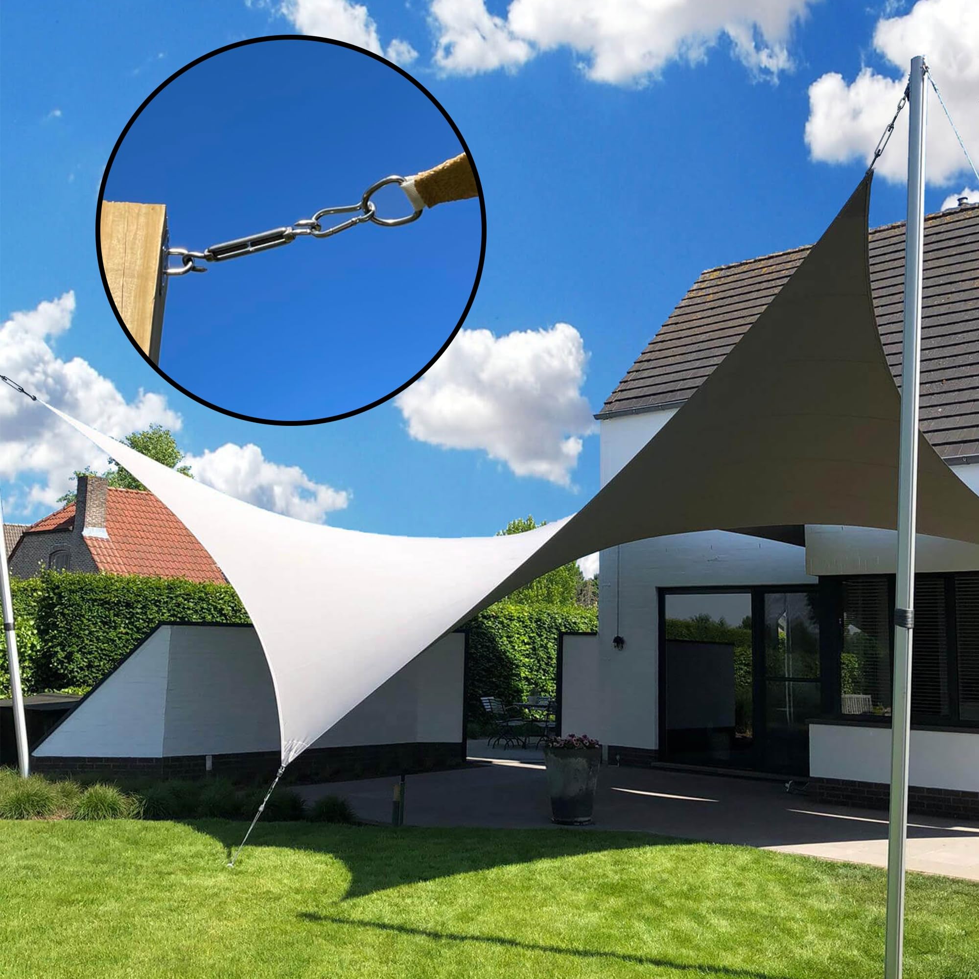 YOFIT hardware kit for outdoor shade installation