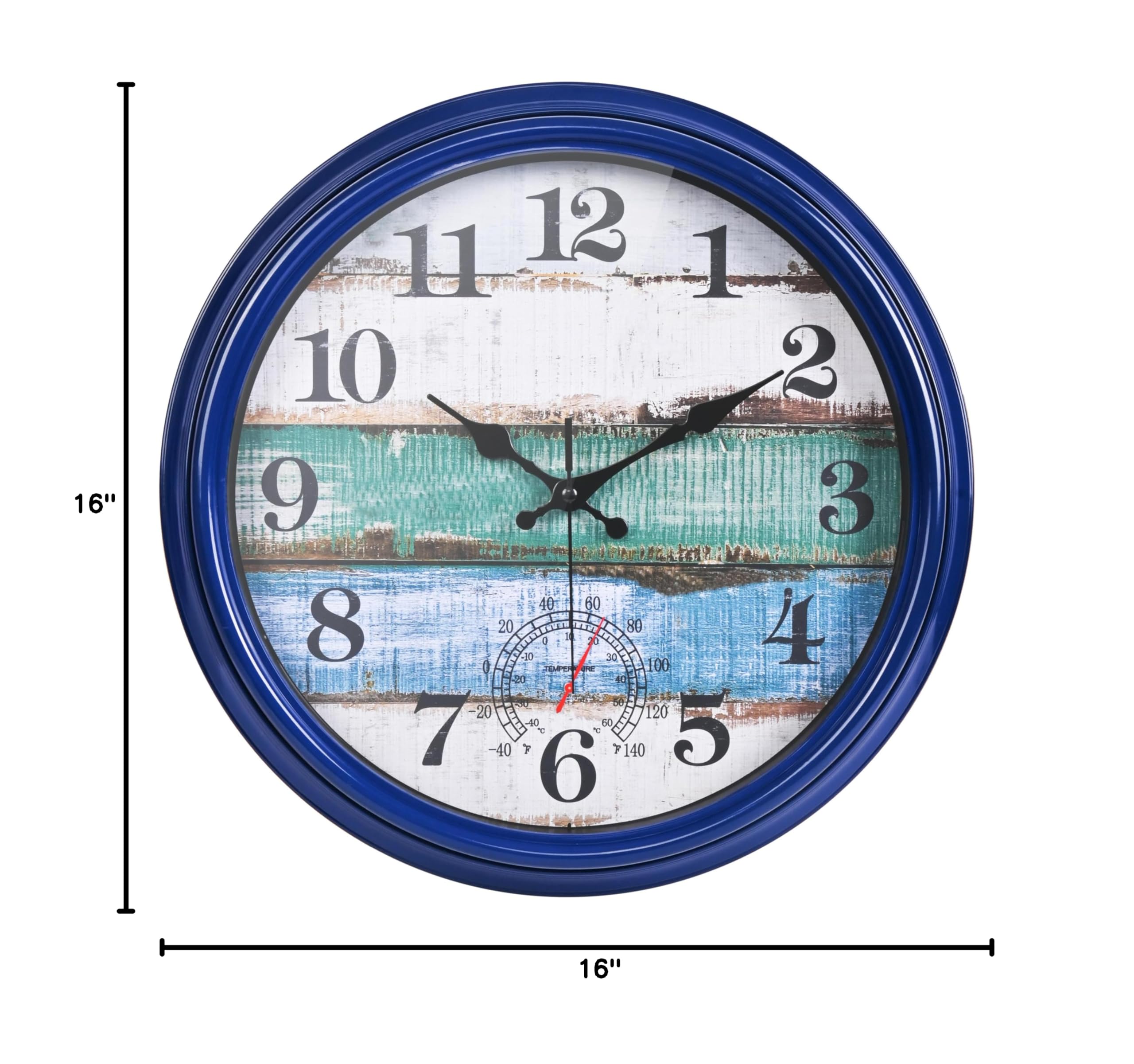 Yoiolclc Outdoor Clock in a garden setting