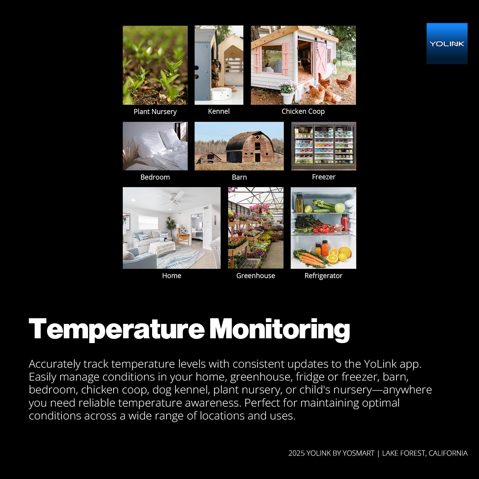 YoLink hub for temperature monitoring