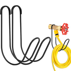Yoniccal Garden Hose Holder wall-mounted in matt black