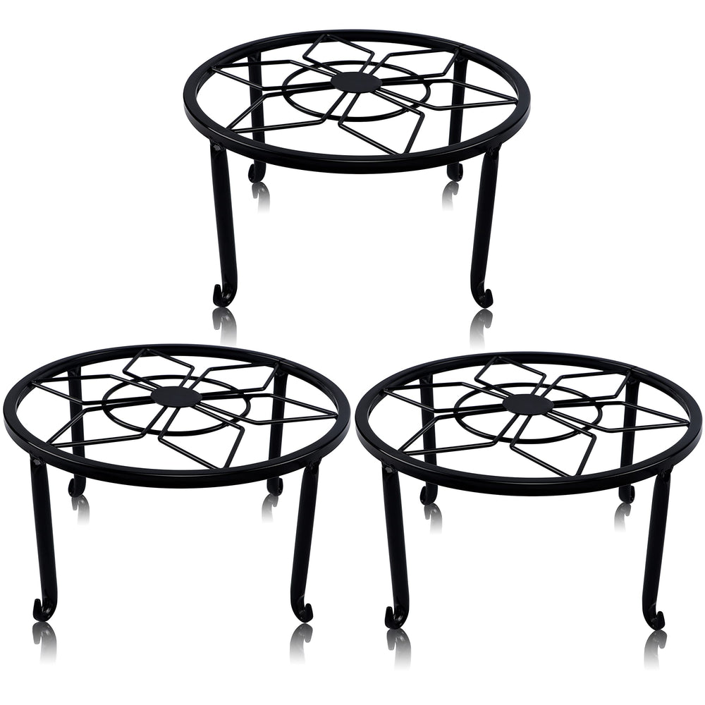 yosager 3 Pack Metal Plant Stands front view