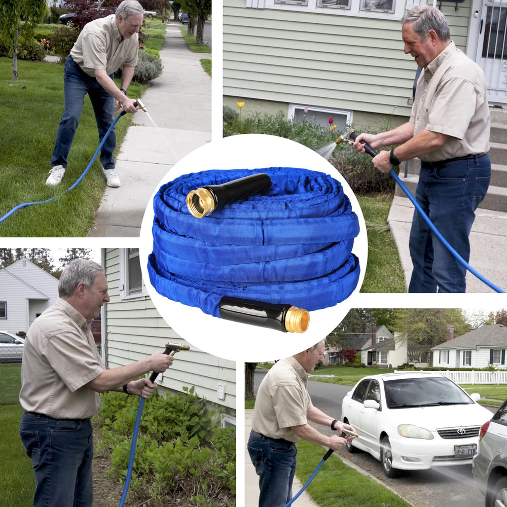 YOTOO Garden Hose packaging and included fittings