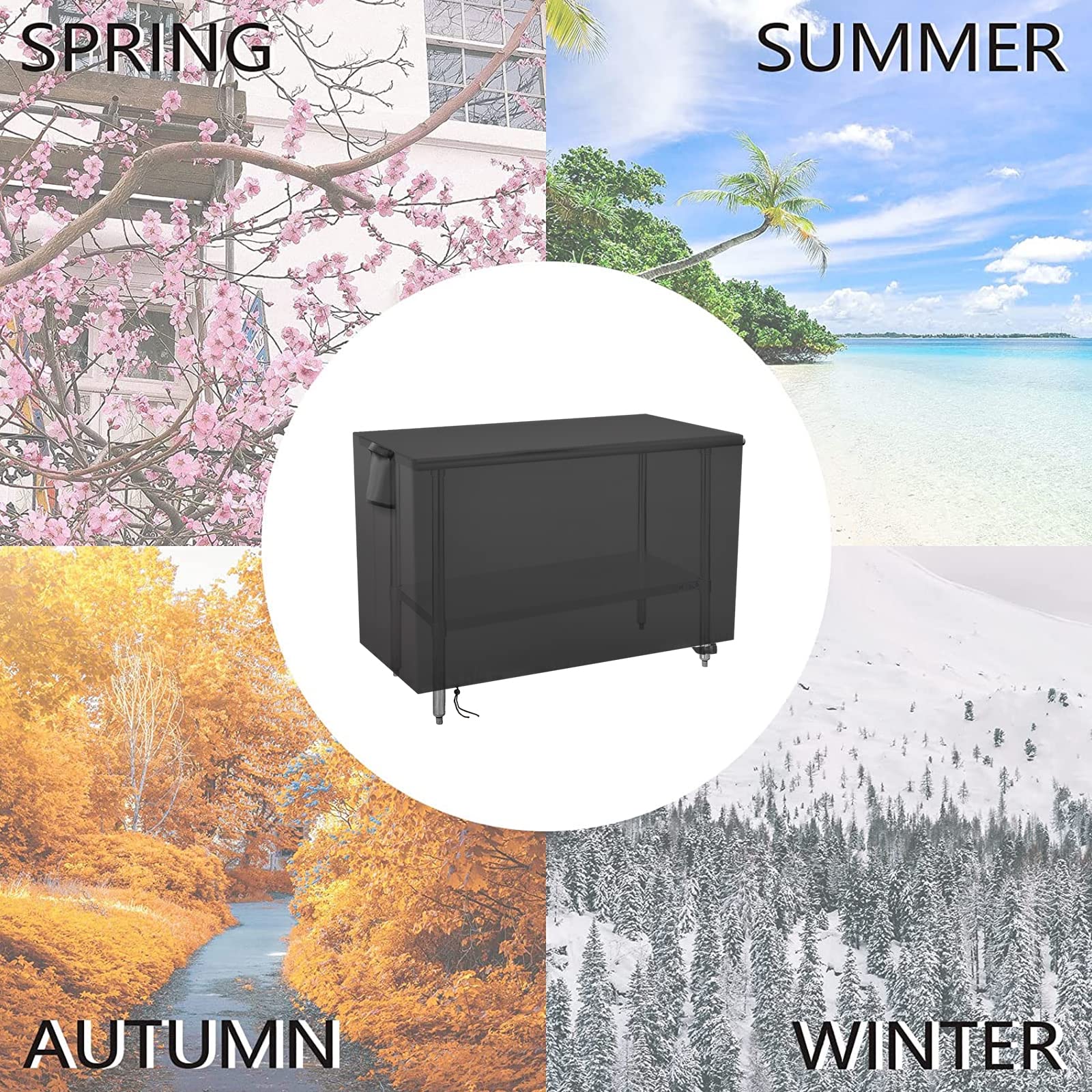 Youlvy Outdoor Prep Table Cover in packaging
