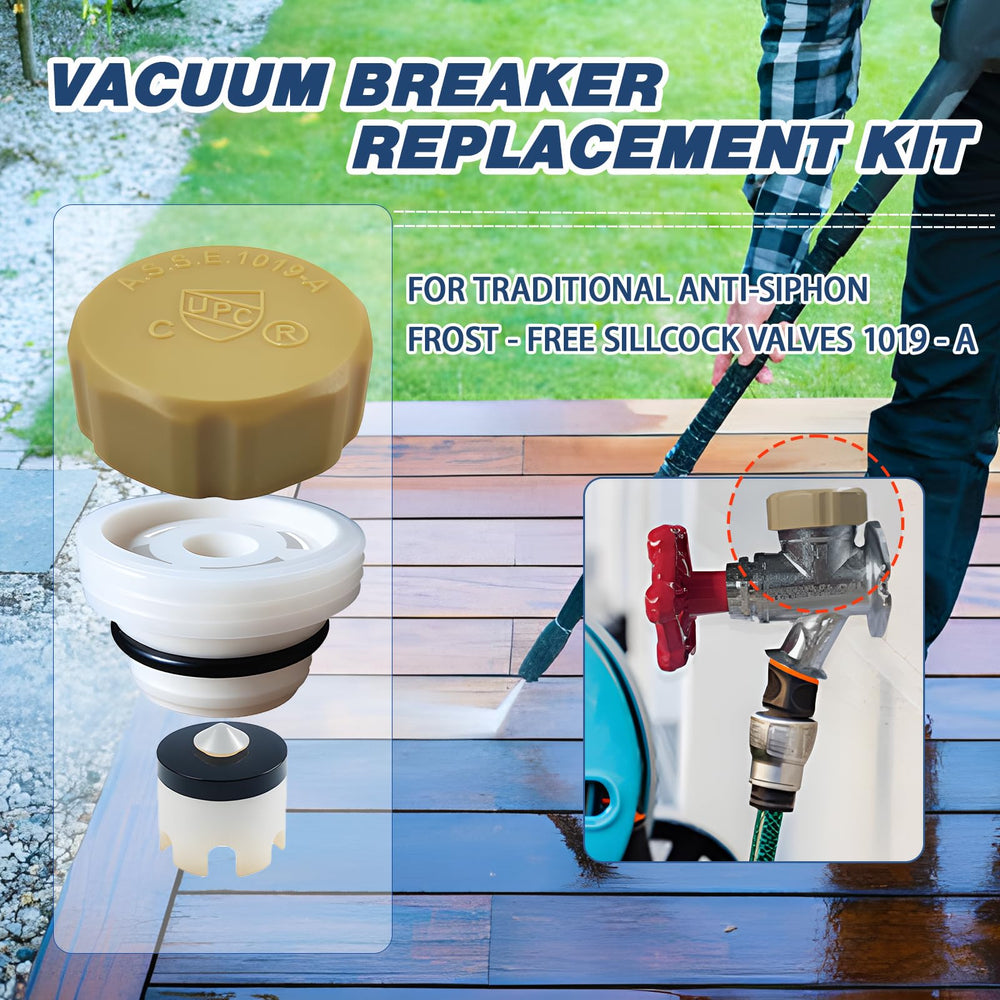 Young Dance Outdoor Faucet Repair Kit components including decorative cap and seals