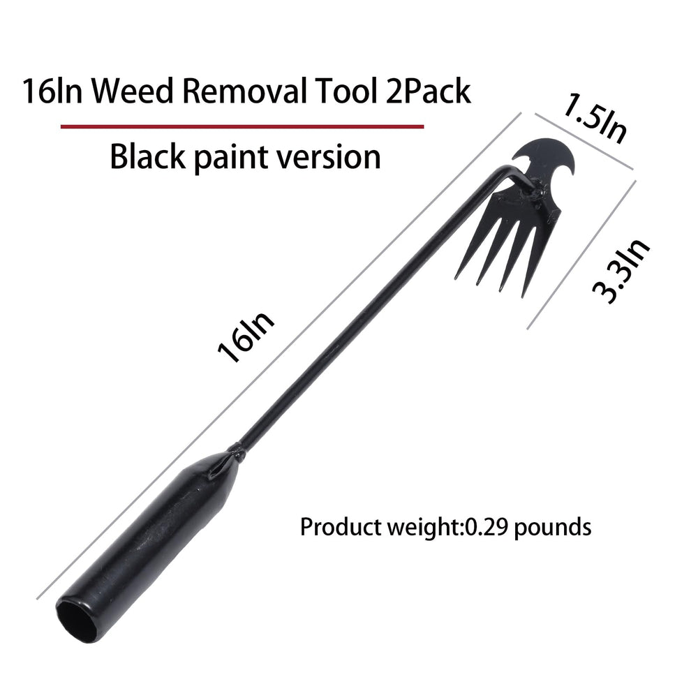 Young4us Garden Weeder Tool 16-inch black model
