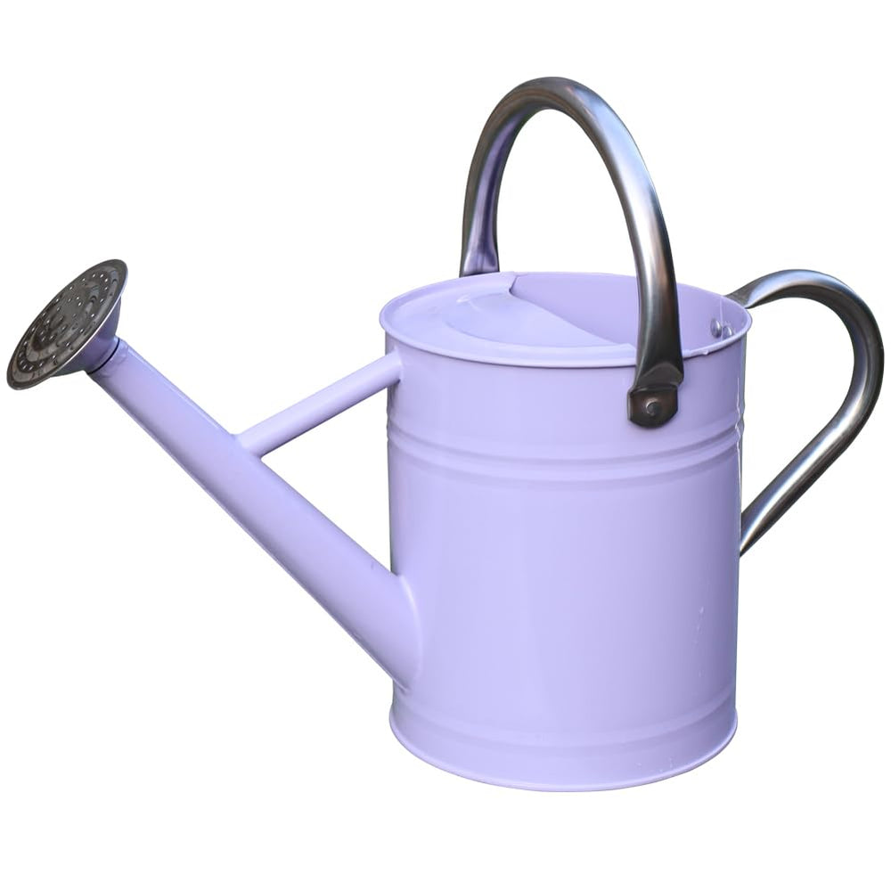 yourjoy Metal Watering Can 1 Gallon purple front view