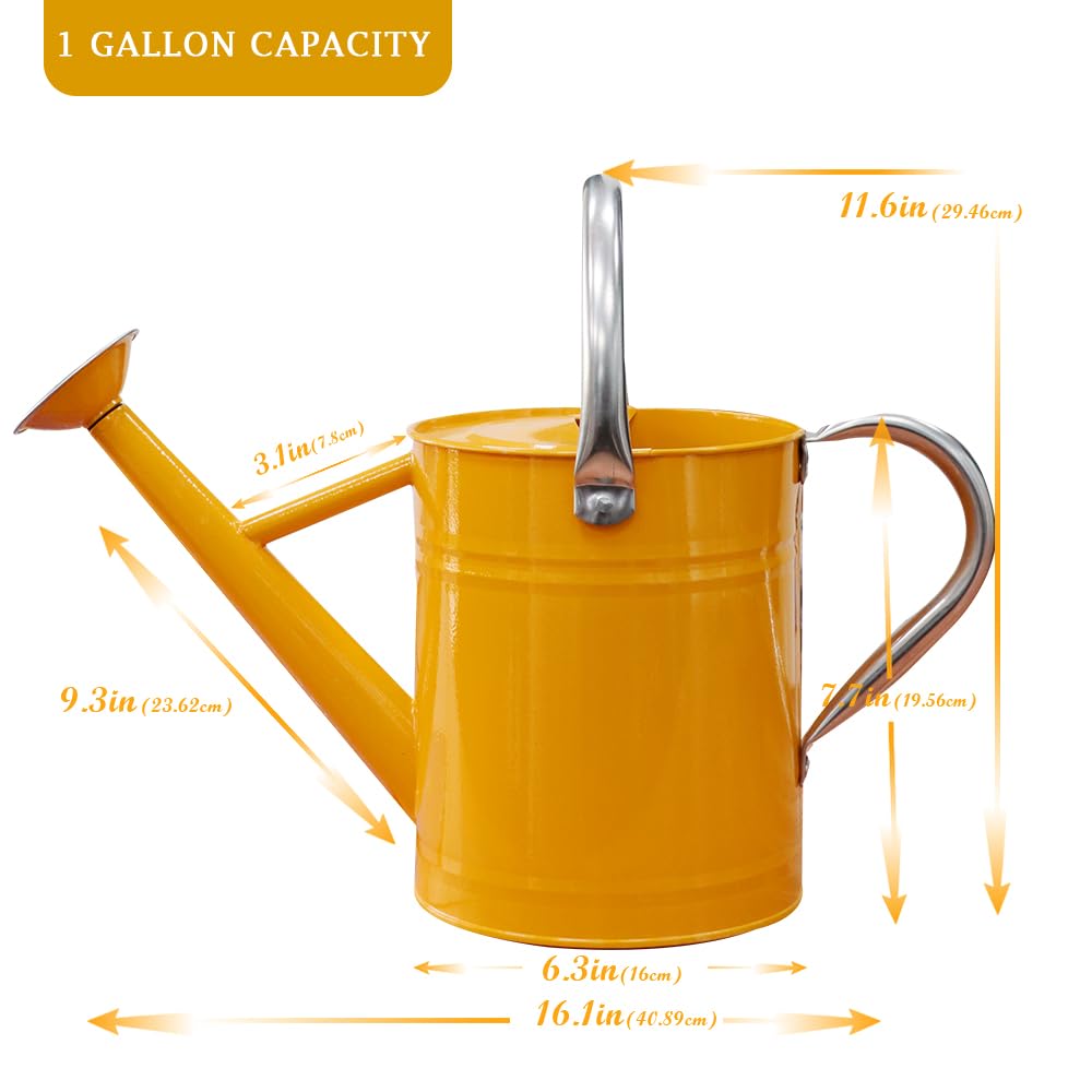 yourjoy Metal Watering Can decorative use with flowers