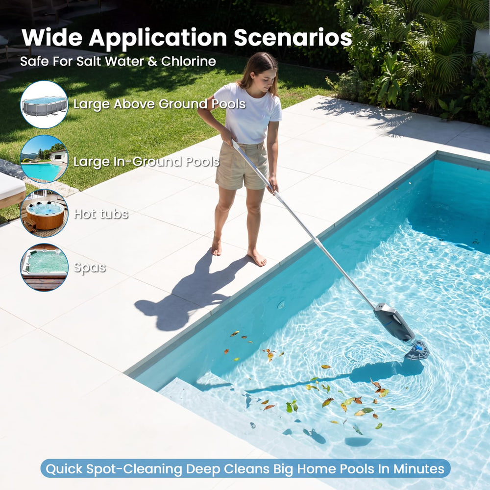 Yousky pool vacuum lightweight design for easy handling