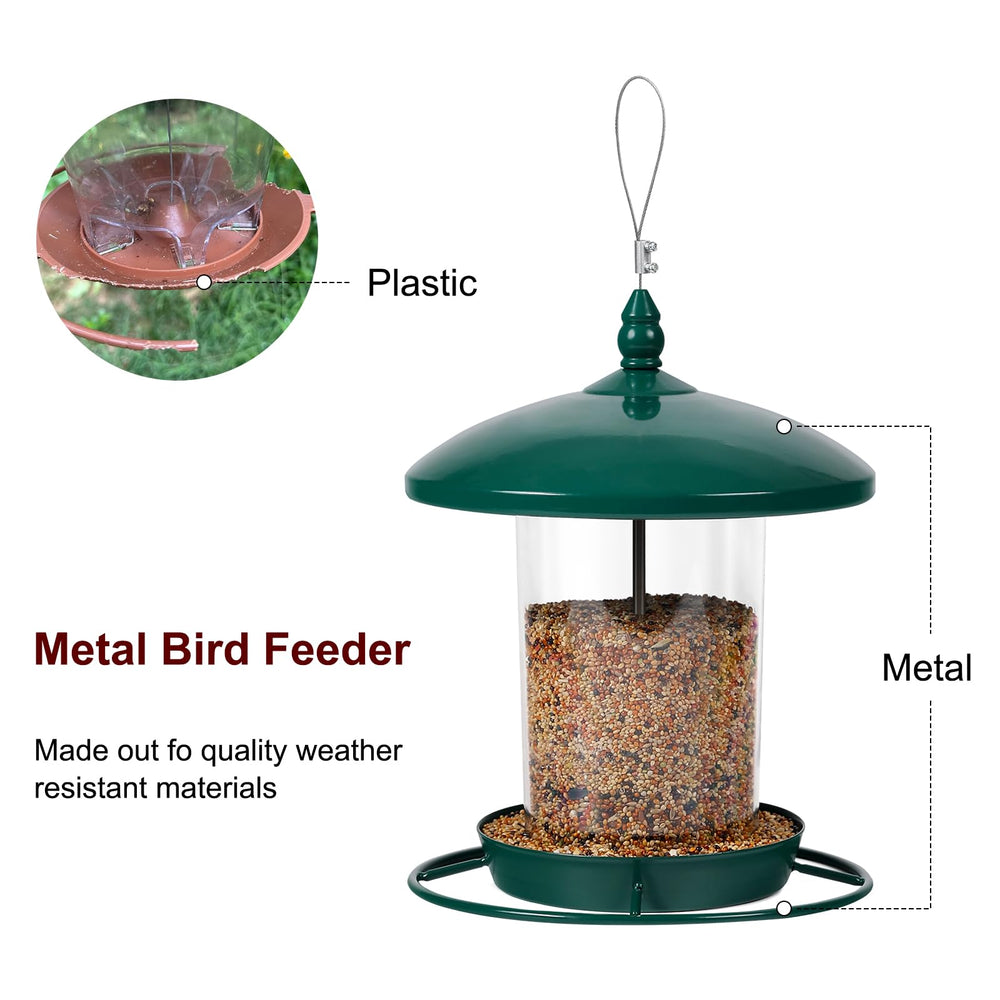 Youvip Bird Feeder with tray included in the box