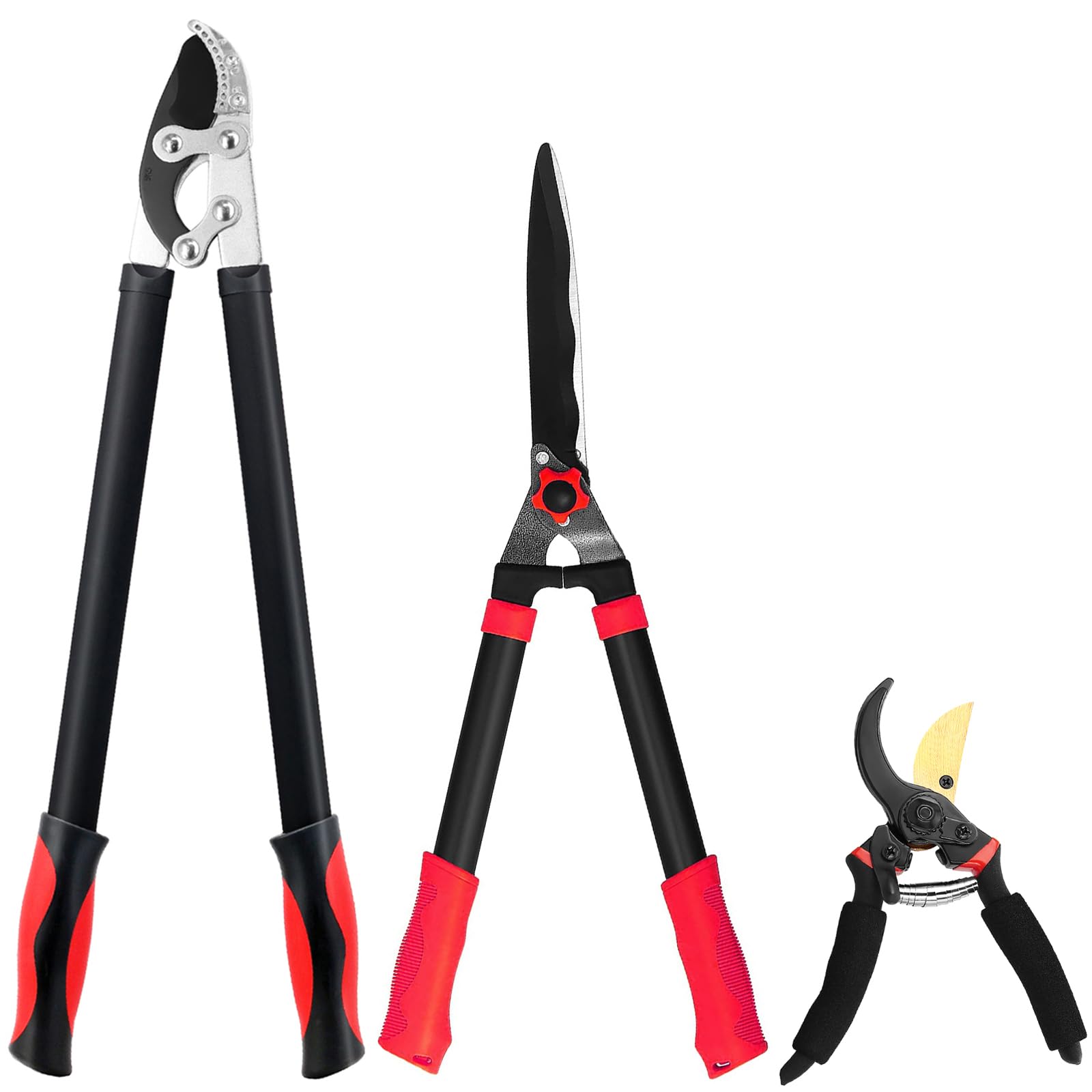 YRTSH 3-piece lopper, hedge shear and pruner set