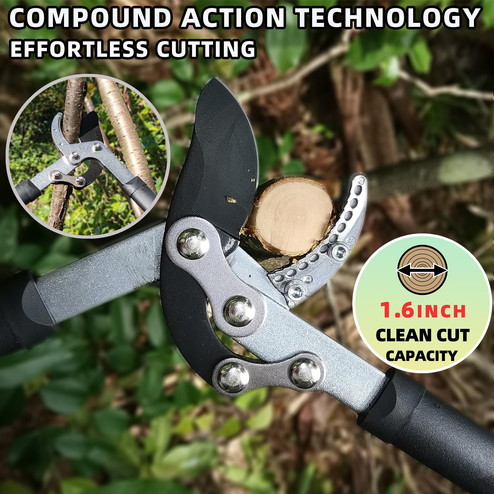 YRTSH compound action lopper in action