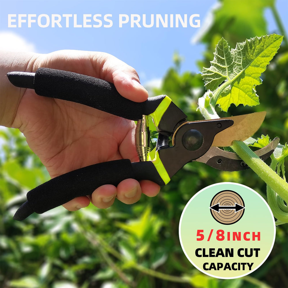 YRTSH loppers cutting a branch in a garden