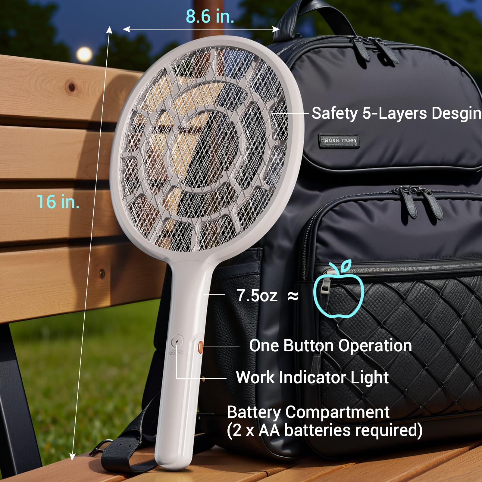 YsChois Electric Fly Swatter packaging and product details