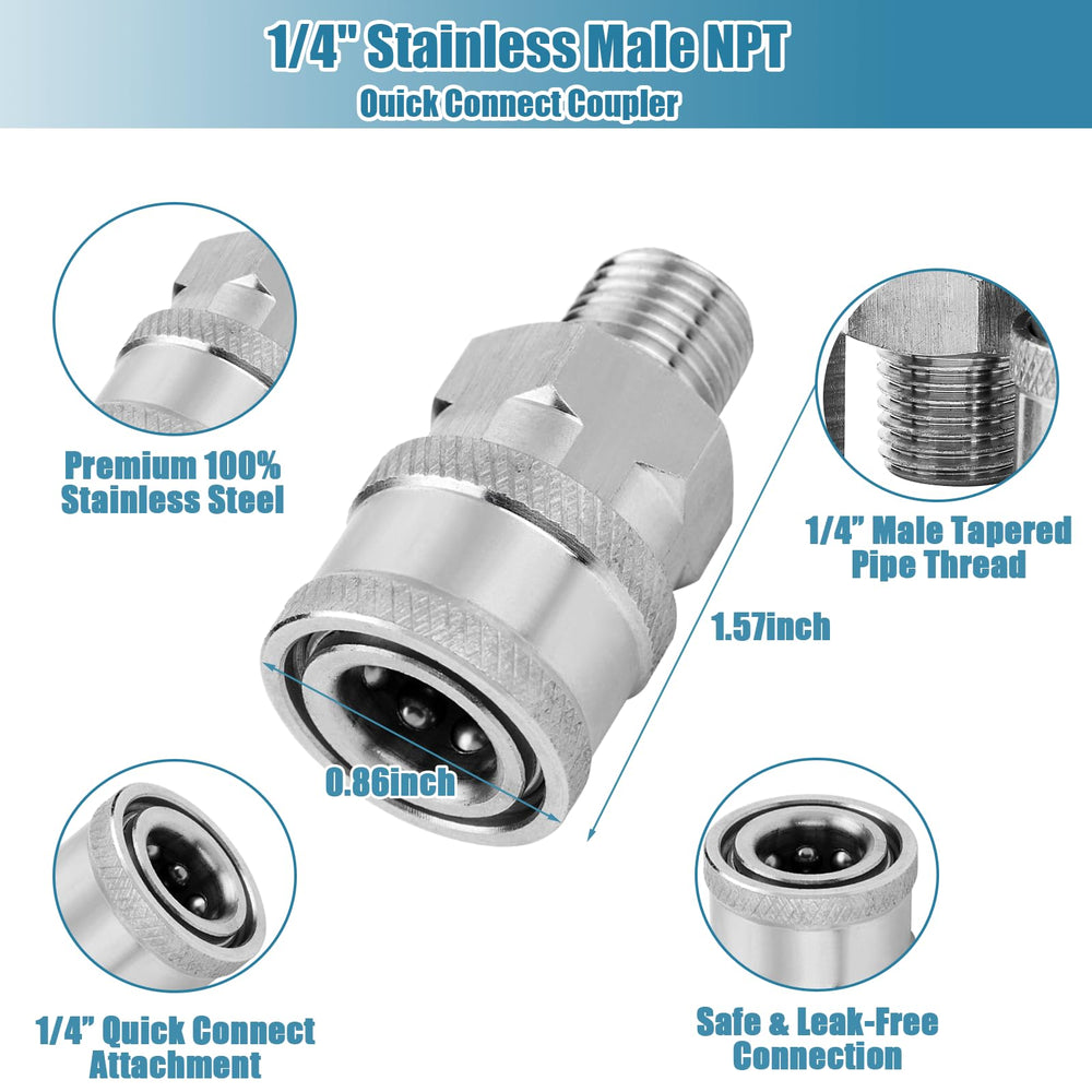 Ysglory quick connect fittings in packaging