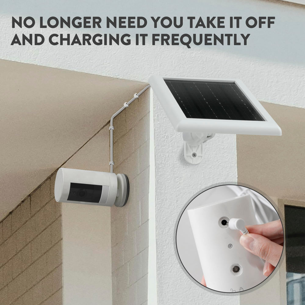 YUELAN Ring Solar Panel Charger pack contents showing 2 panels