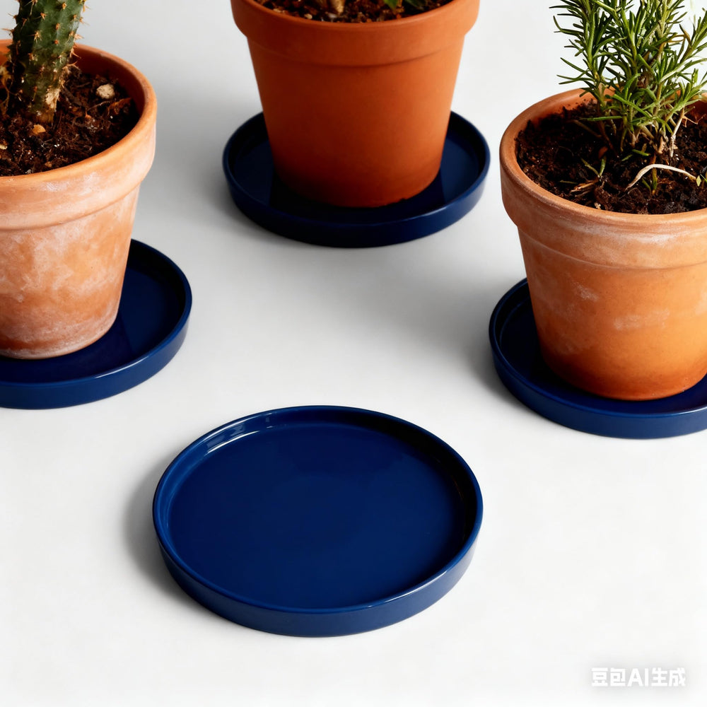 Yukfona Ceramic Saucer being used in a garden setting