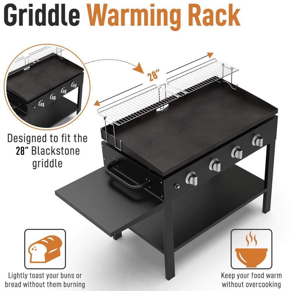 Yukon Glory warming rack folded flat for storage
