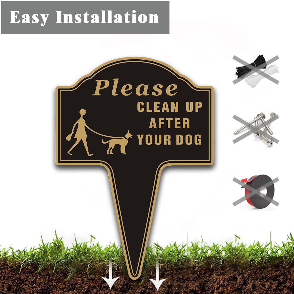 Yuntarda dog sign displayed outdoors in a garden