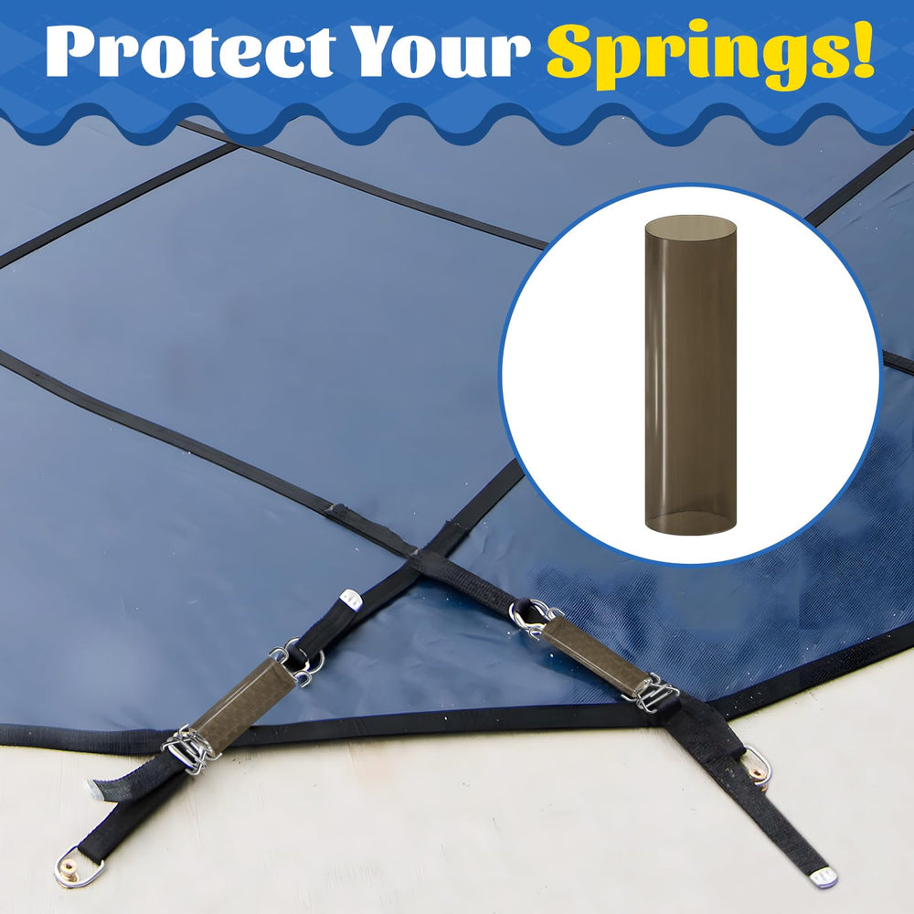 YUNVI pool cover spring sleeves packaged for sale