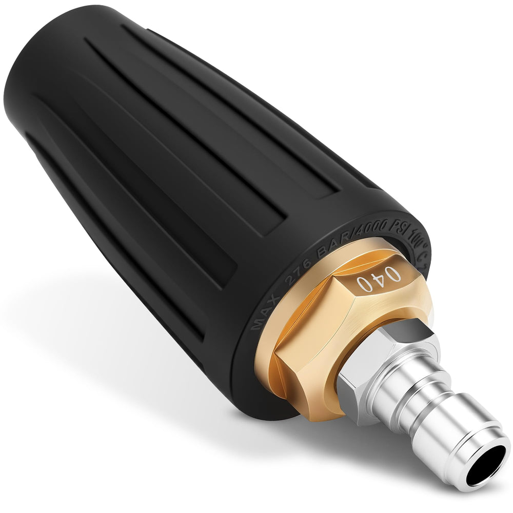 Yupjlia Turbo Nozzle for pressure washers, black exterior
