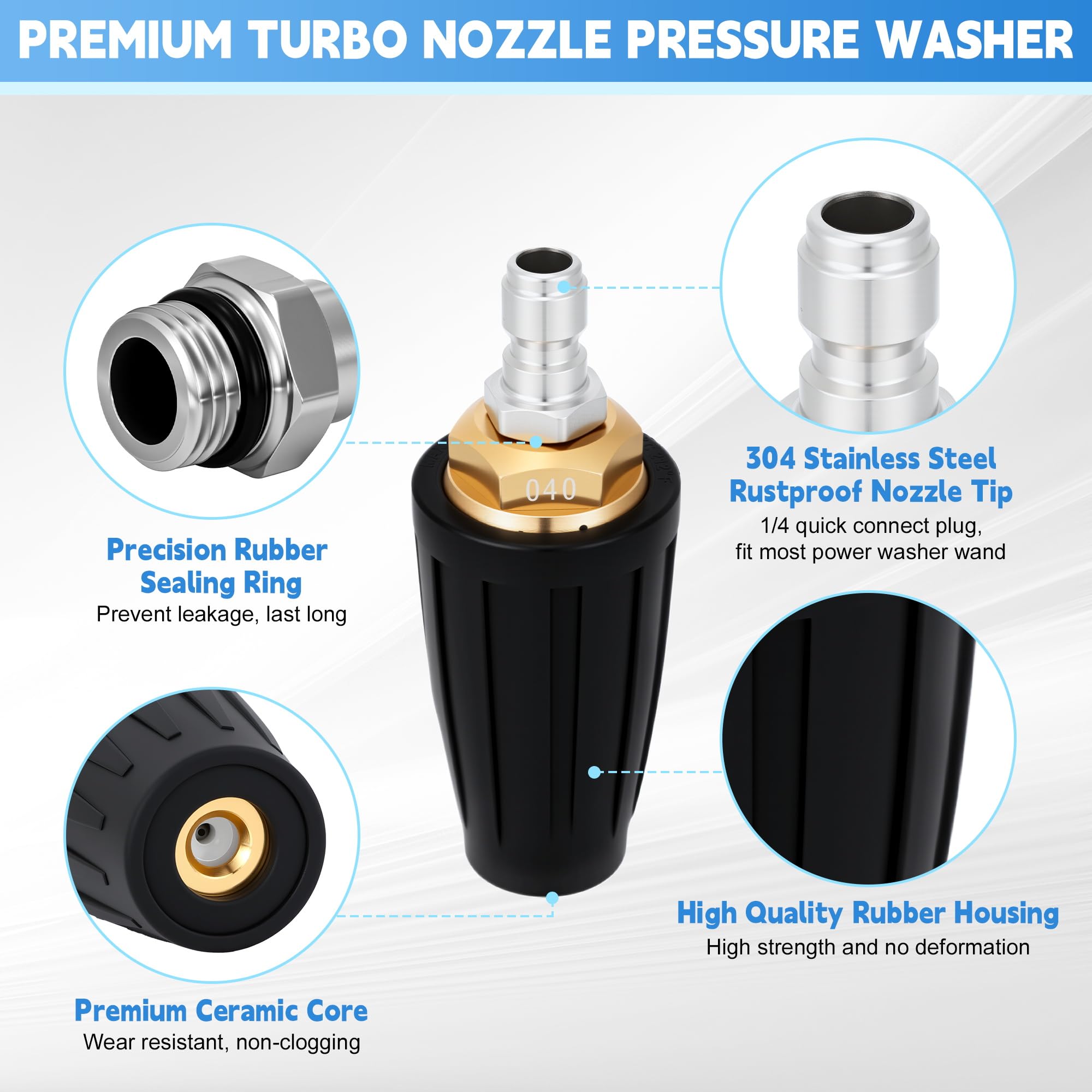 Yupjlia Turbo Nozzle packaging details
