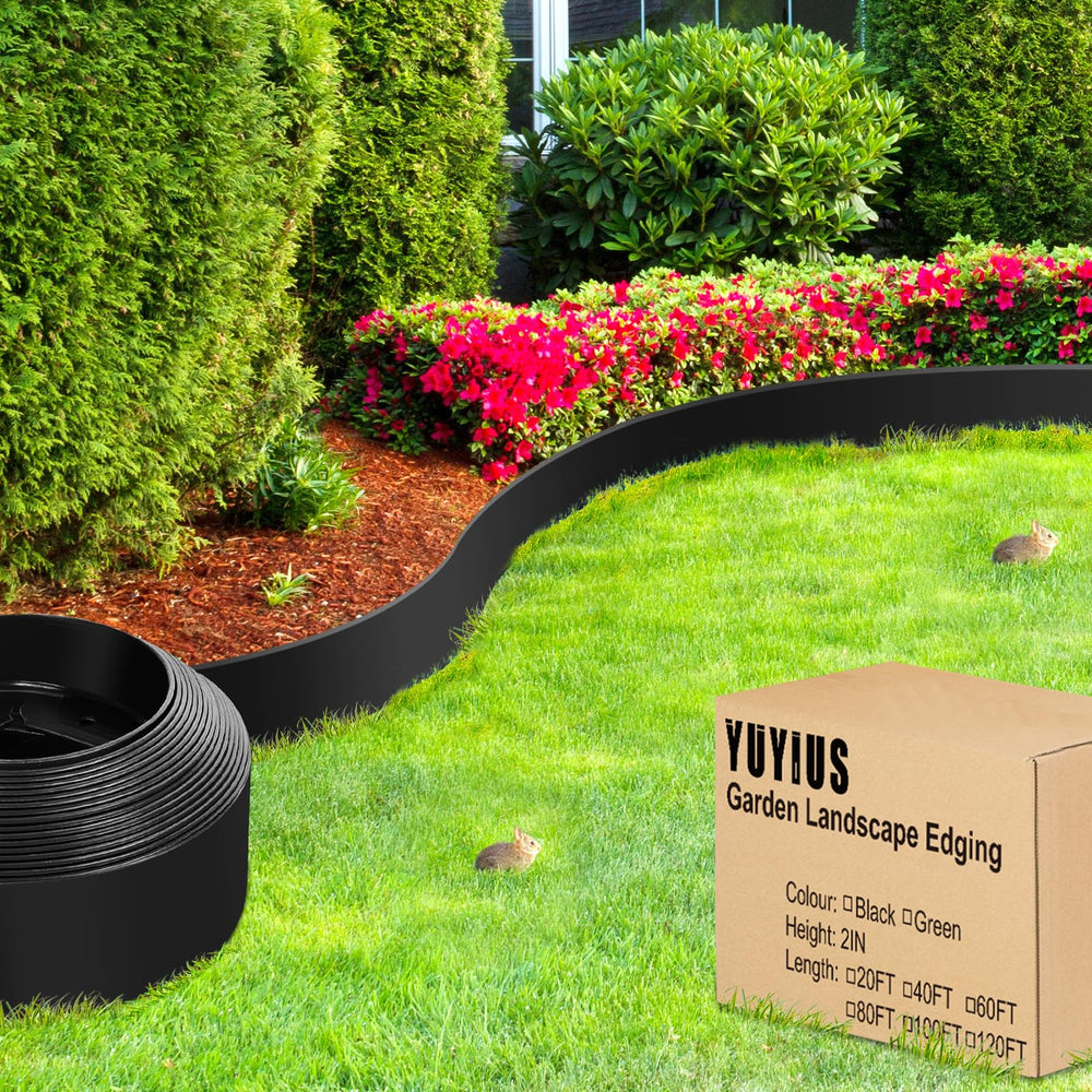YUYIUS Landscape Edging in backyard setting