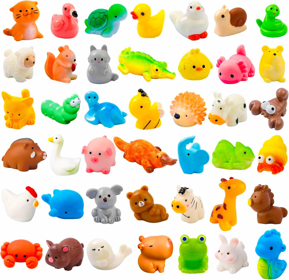 ywevyezc 42 Pcs Mini Resin Animals in various styles for garden decor
