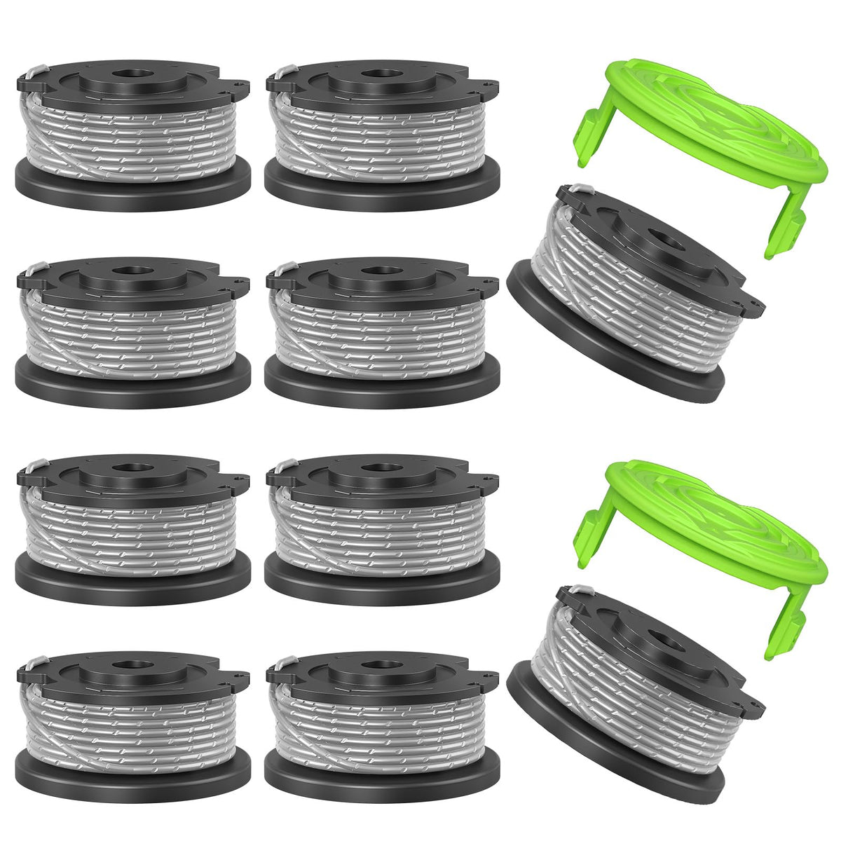 YWTESCH 0.065" Single Line Weed Wacker String spool front view