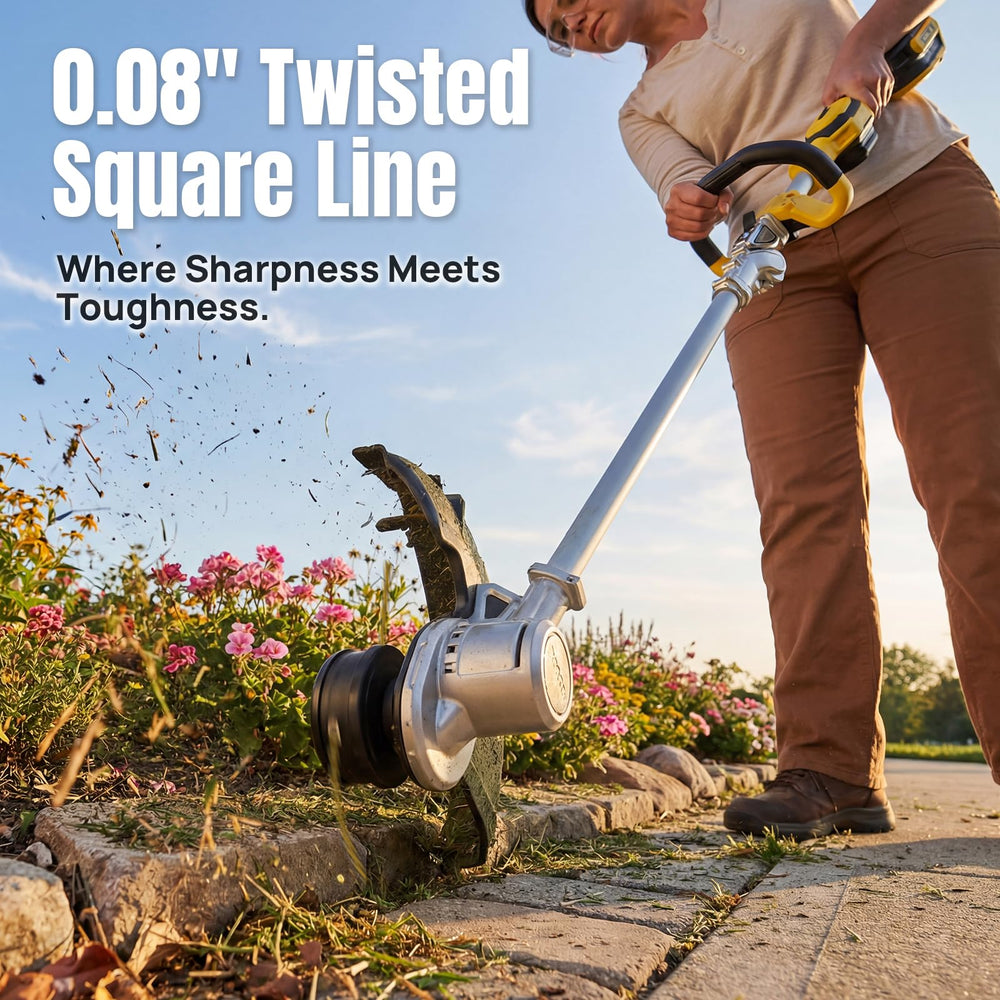 YWTESCH DWO1DT802 Weed Eater String installation in trimmer head