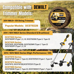YWTESCH DWO1DT802 Weed Eater String showing spool design