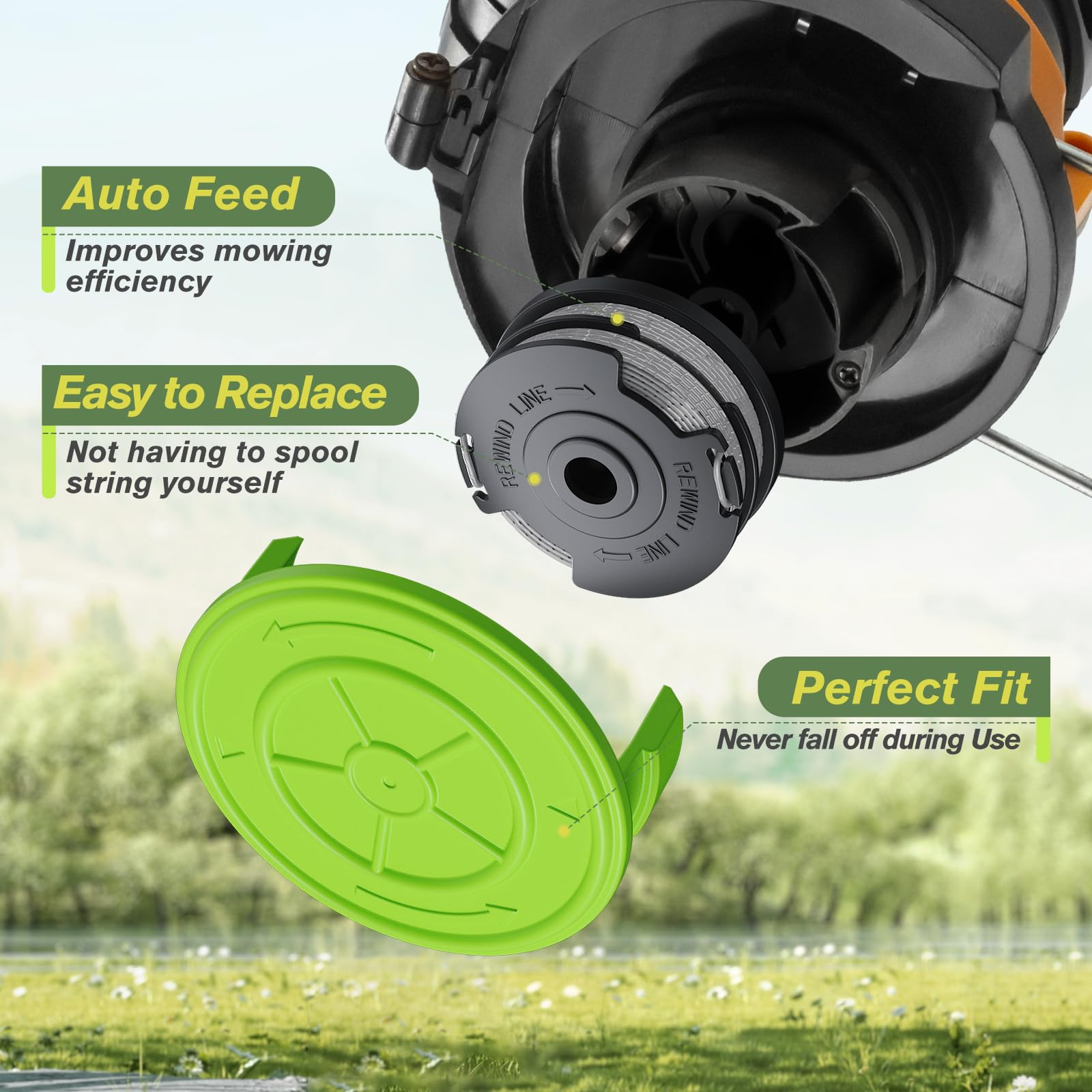 YWTESCH spool packaging showing 8 pack details