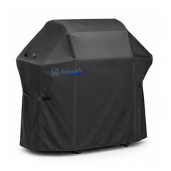 yzbrocade 60 Inch XL Grill Cover front view in black
