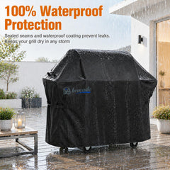 yzbrocade 60 Inch XL Grill Cover with handles for easy installation