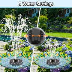 Yzert Solar Fountain close-up of rotating rods