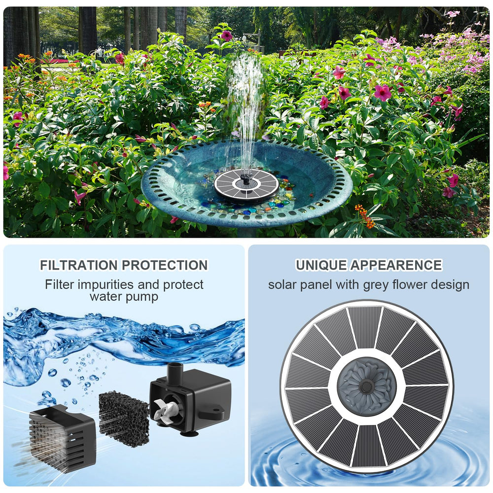 Yzert Solar Fountain packaged for delivery