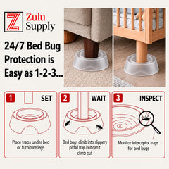 Z Zulu Supply Bed Bug Interceptors packaging