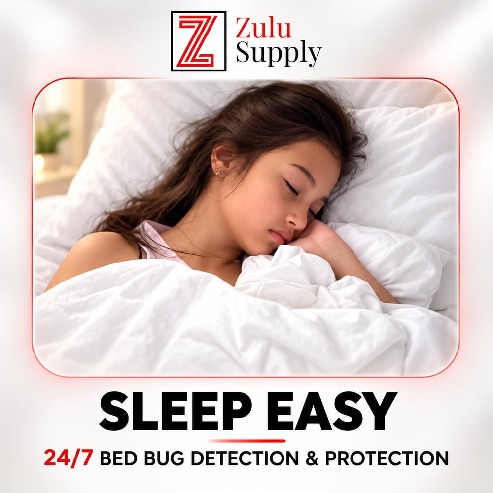 Z Zulu Supply Bed Bug Interceptors showing trap area