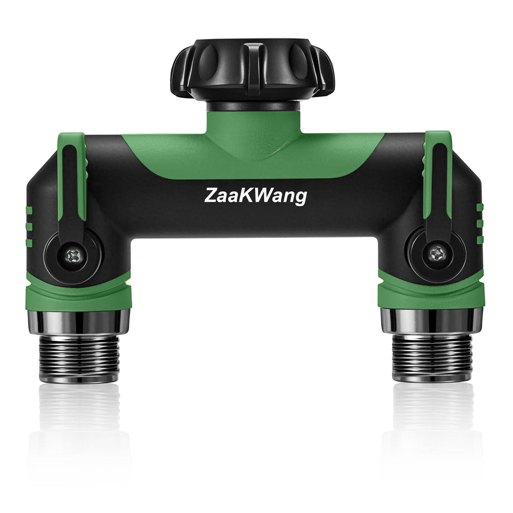 ZaakWang Garden Hose Splitter 2 Way front view