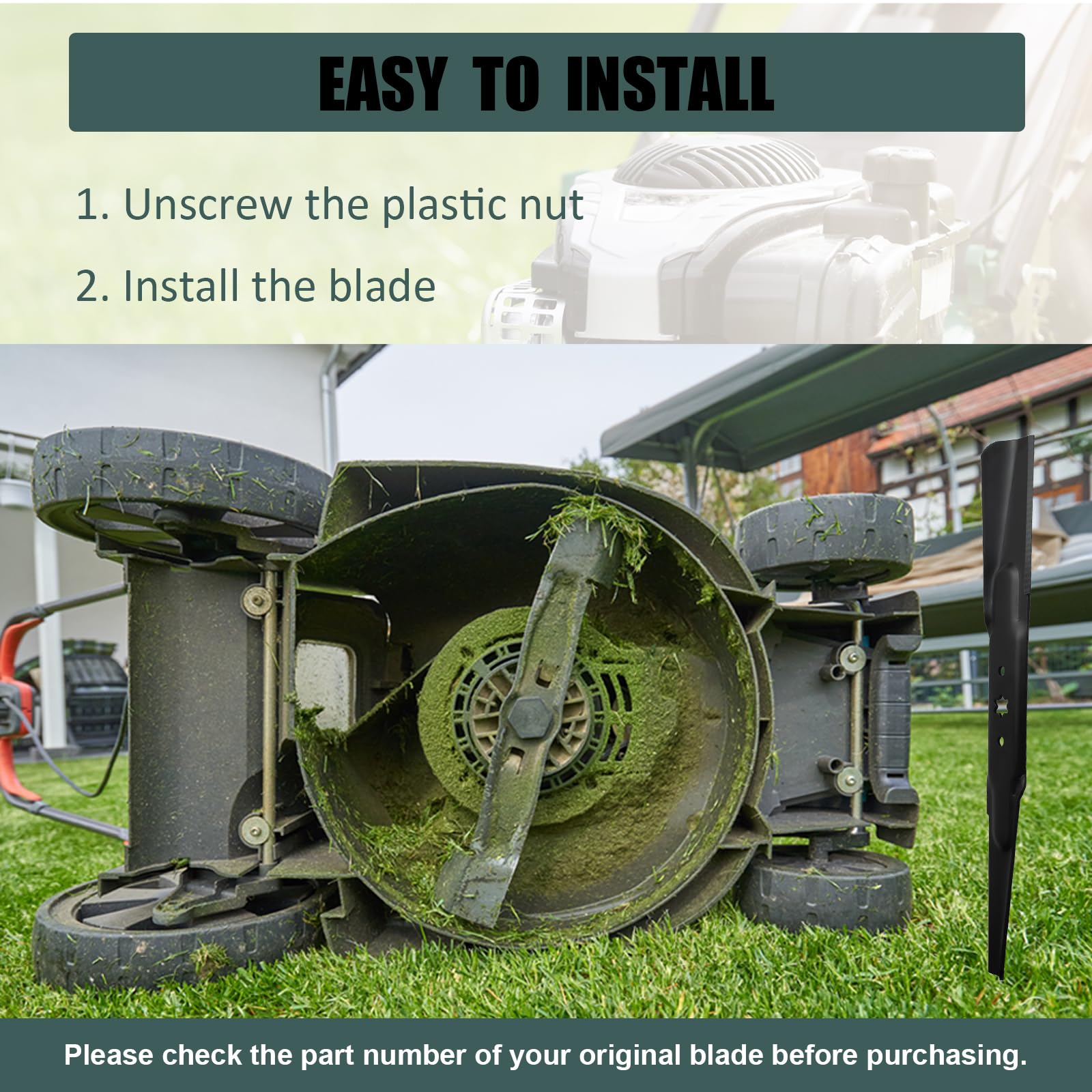 ZALANA high lift blades with installation hardware