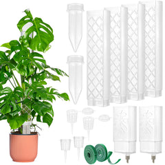Zalovvi 9 Inch D Shaped Moss Pole set with accessories