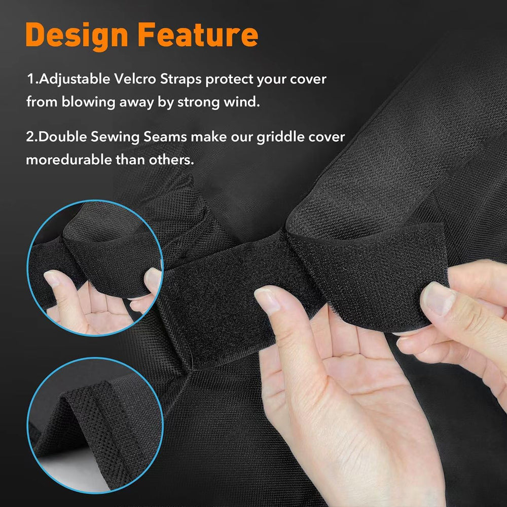 ZBXFCSH grill cover easy cleaning demonstration