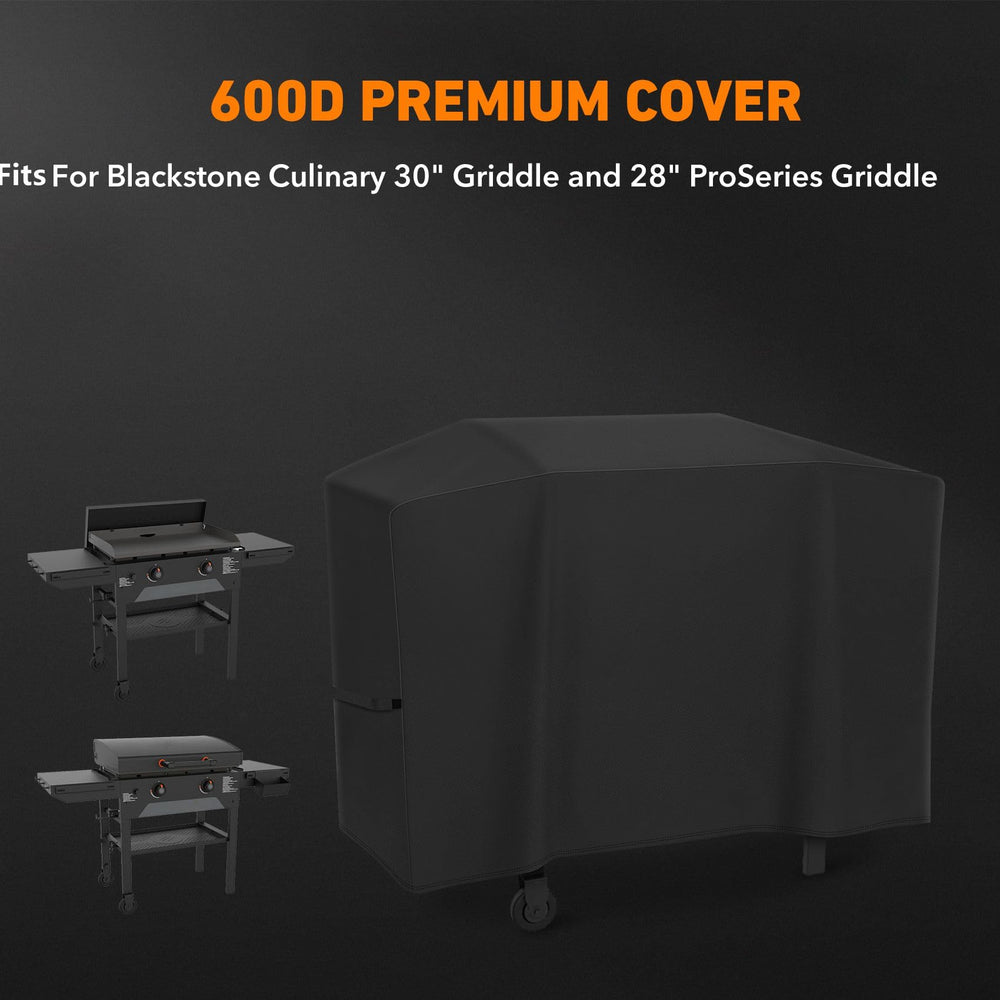ZBXFCSH grill cover showing additional velcro straps