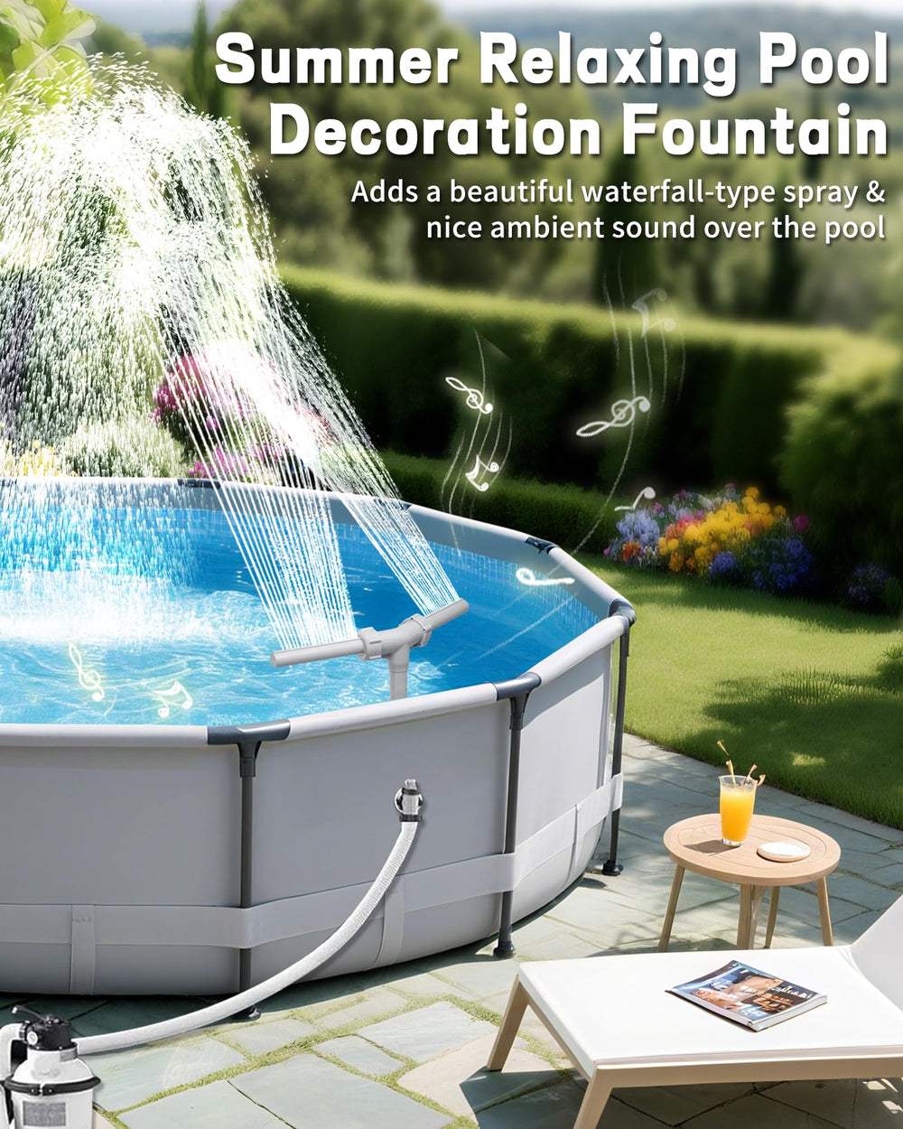 ZCONIEY Pool Fountain adjustable spray control valve