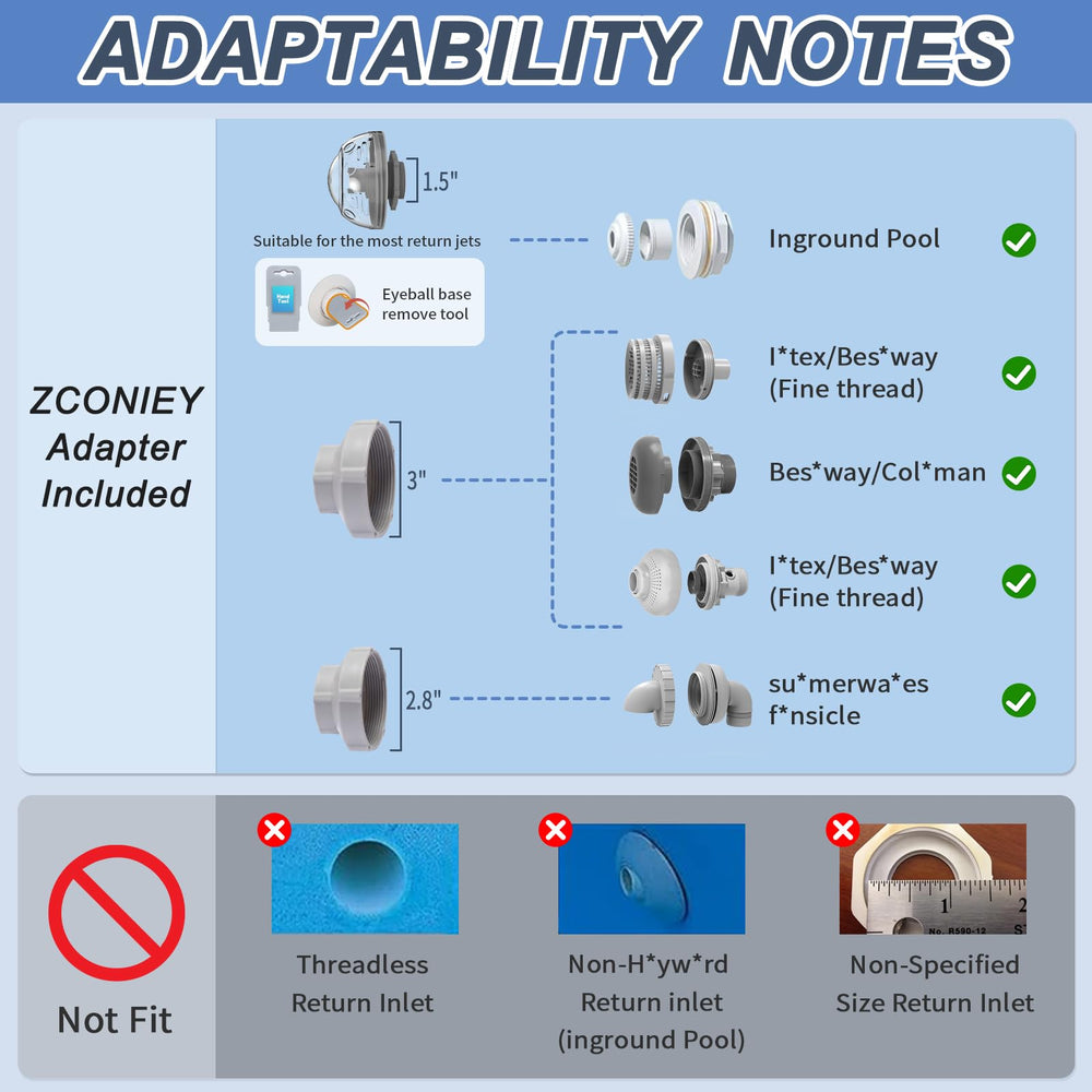 ZCONIEY Pool Fountain demonstrating water cooling effect