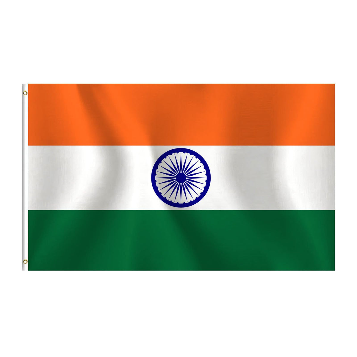ZDSSM India Flag 3x5 FT front view with bright colours