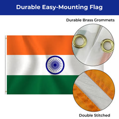 ZDSSM India Flag displayed at a cultural event
