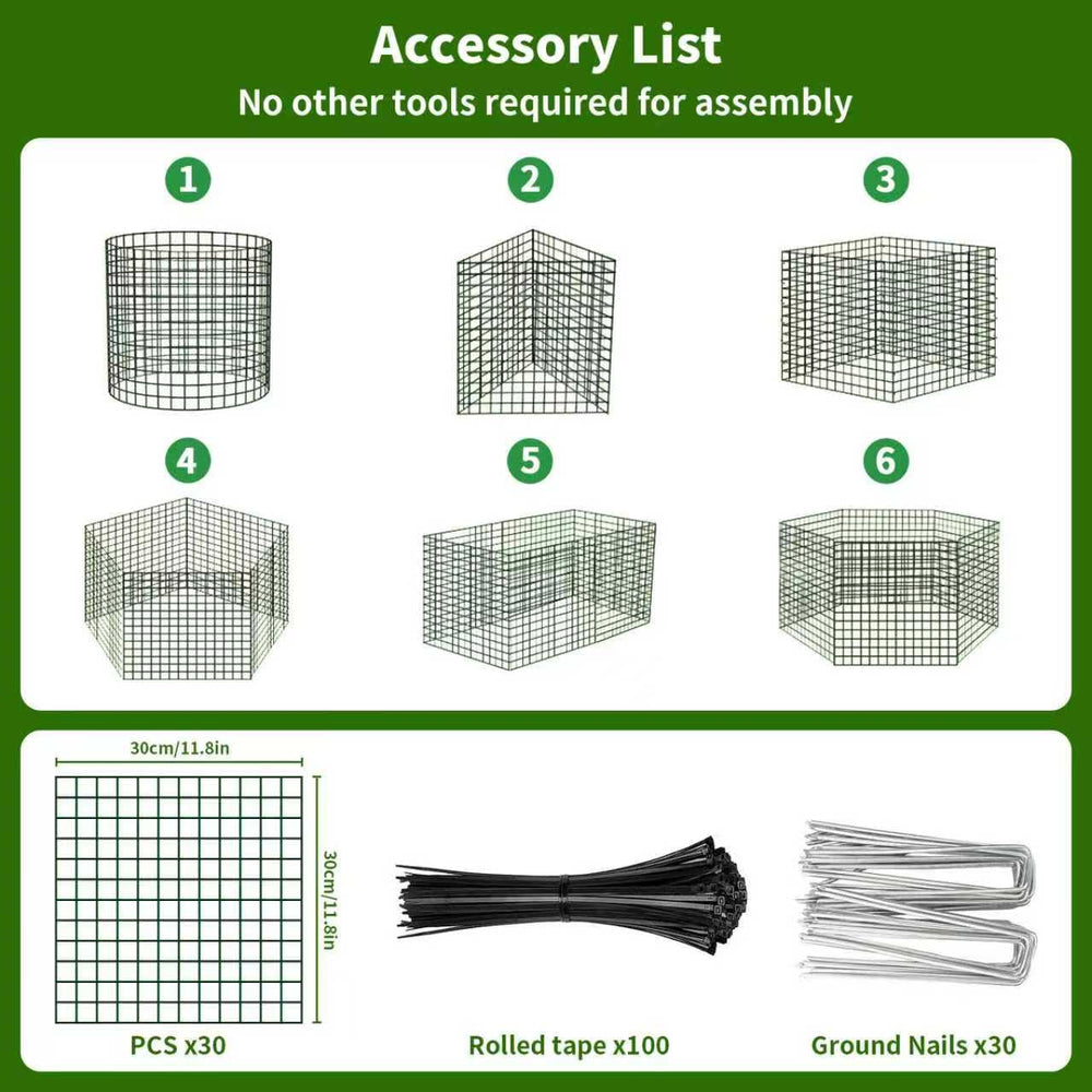 ZEAZEA Plant Protector Cage with multiple assembly options