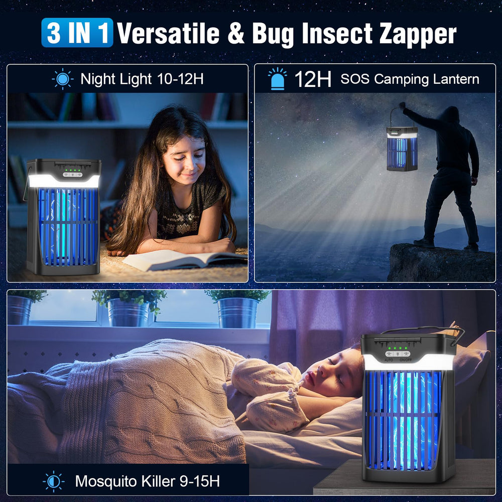 zechuan Solar Bug Zapper displaying SOS light signal