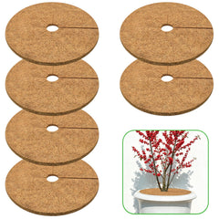 ZeeDix Coconut Fiber Mulch Mat 18 Inch front view