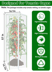 ZeeDix Garden Netting with zipper and drawstring closure